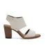 Womens/ladies Majorca Cut Out Leather Sandals Natural White Toms-2