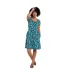 Robe Mi-longue Femme Bleu Sarcelle Mountain Warehouse-1