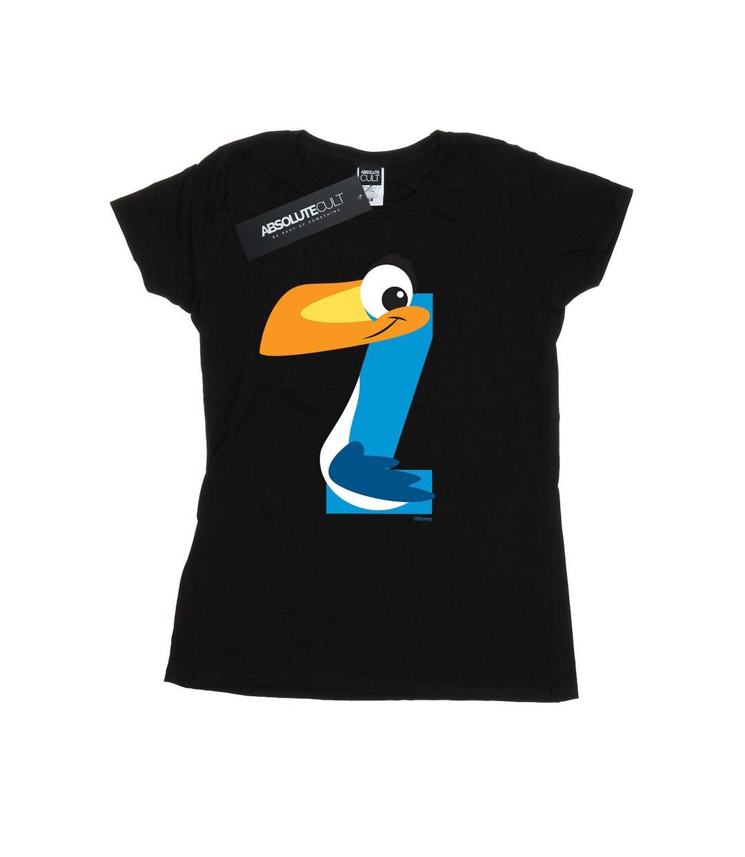 Disney - T-shirt ALPHABET Z IS FOR ZAZU - Femme (Noir) - UTBI24988-1