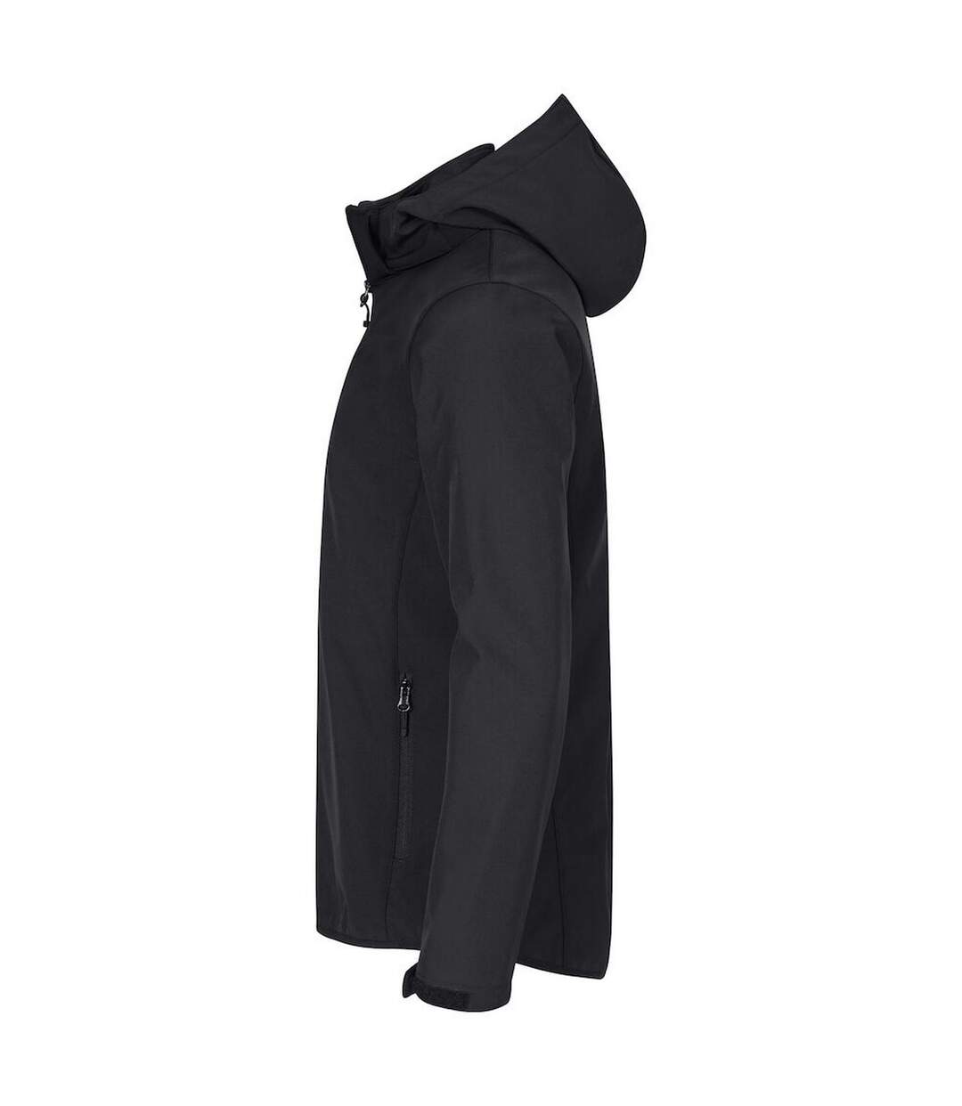 Mens Classic Soft Shell Jacket Black Clique-3