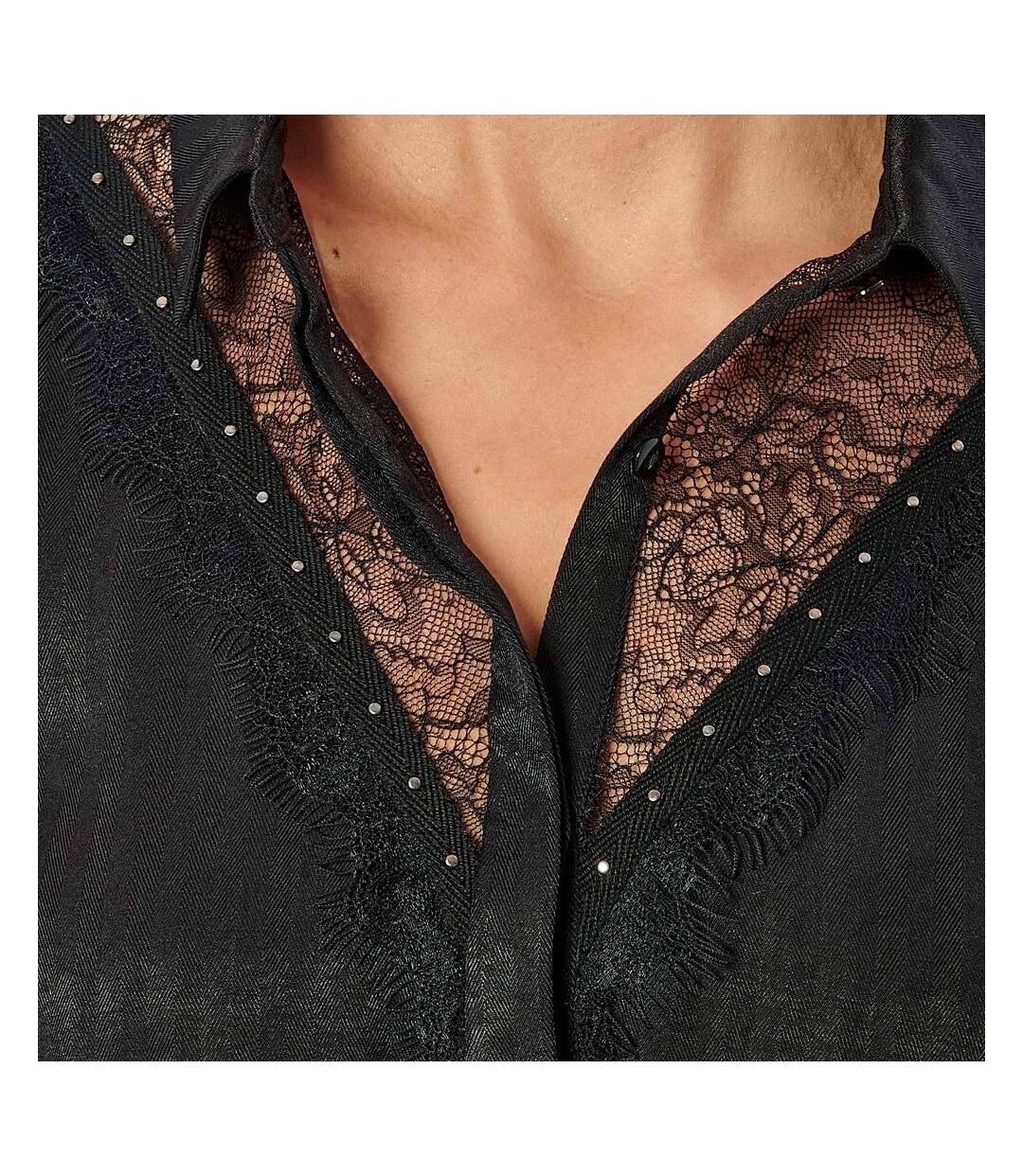 Chemise Noir Femme Kaporal Badih - XS-3