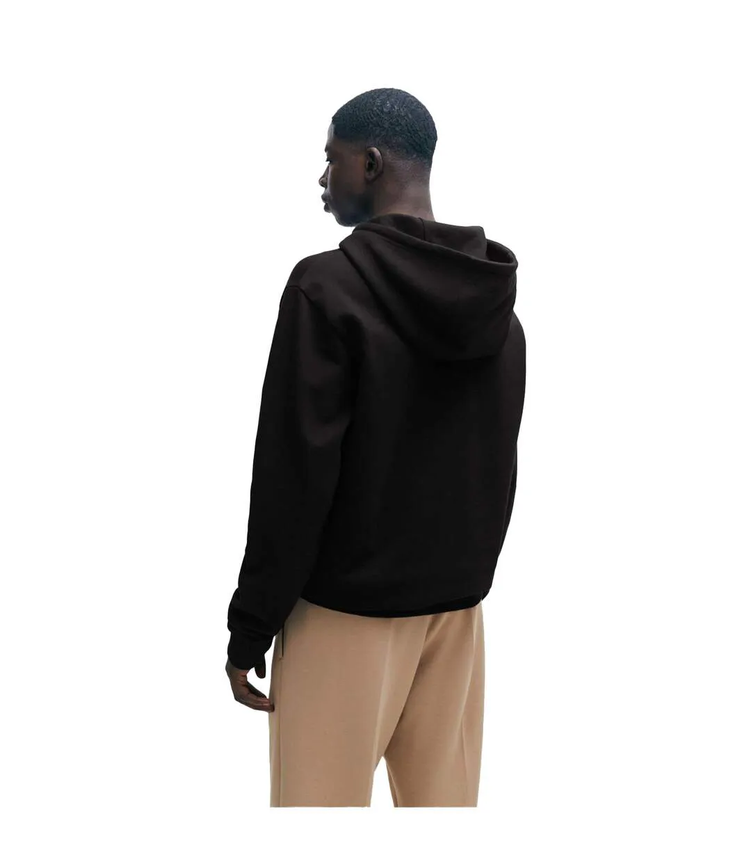 Sweat À Capuche Motif/style Imprimé Chien Homme Noir Hugo-4
