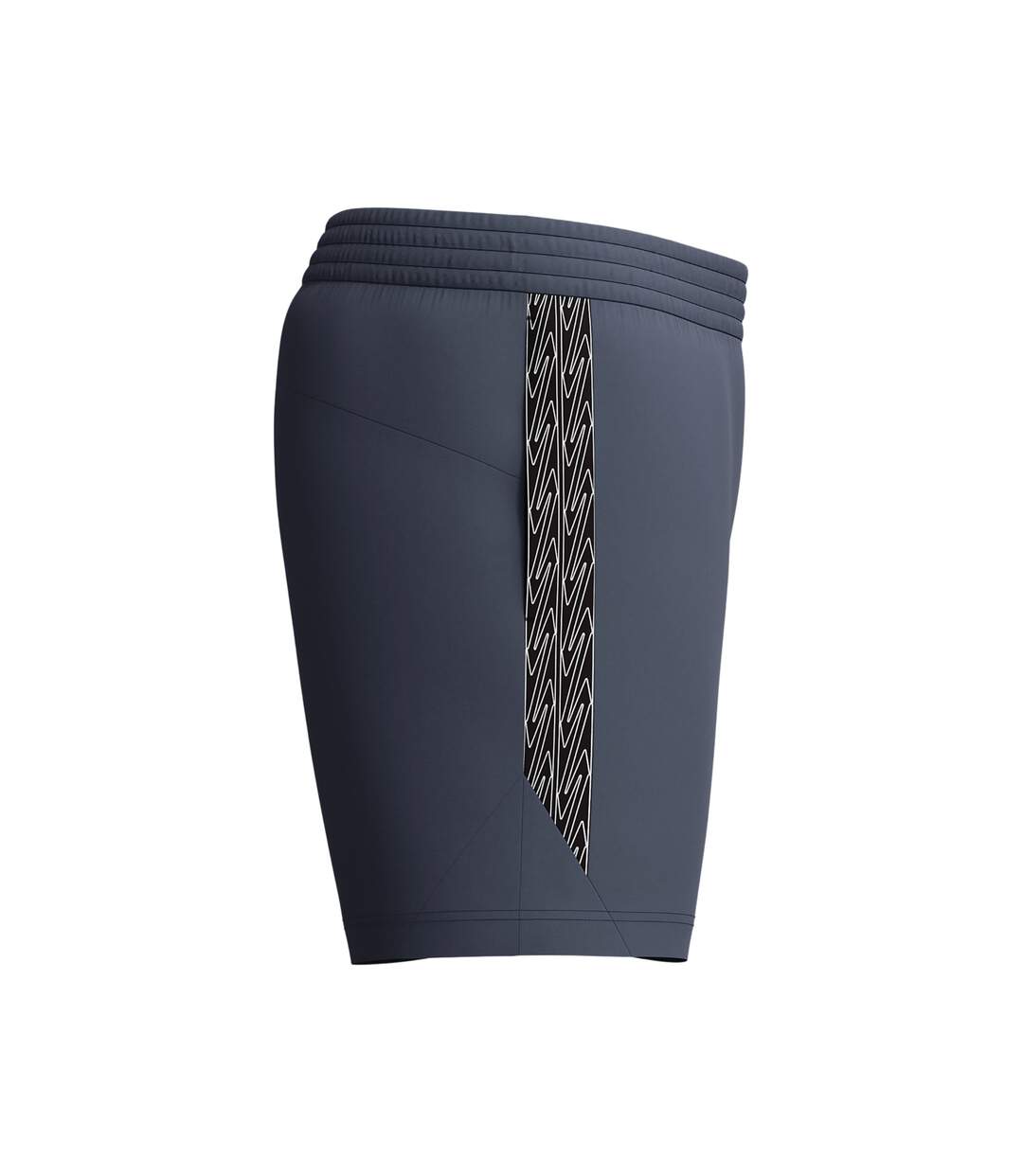 Mens Hyperboom Splice Stripes Swim Shorts Grey Speedo-4