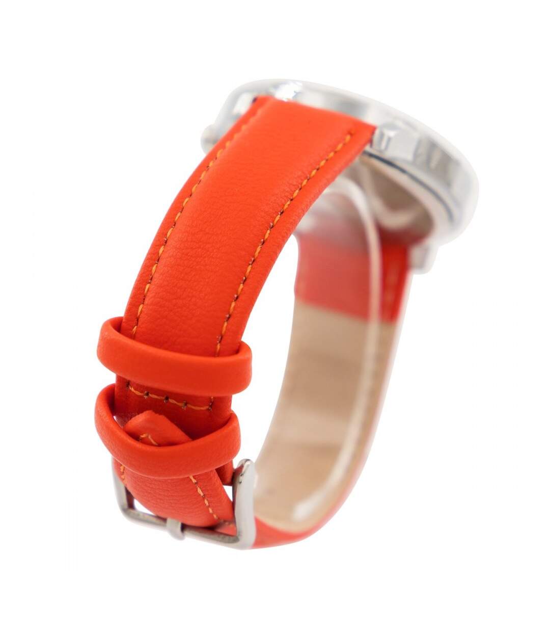 Délicate Montre Femme Rouge Orange GIORGIO-3