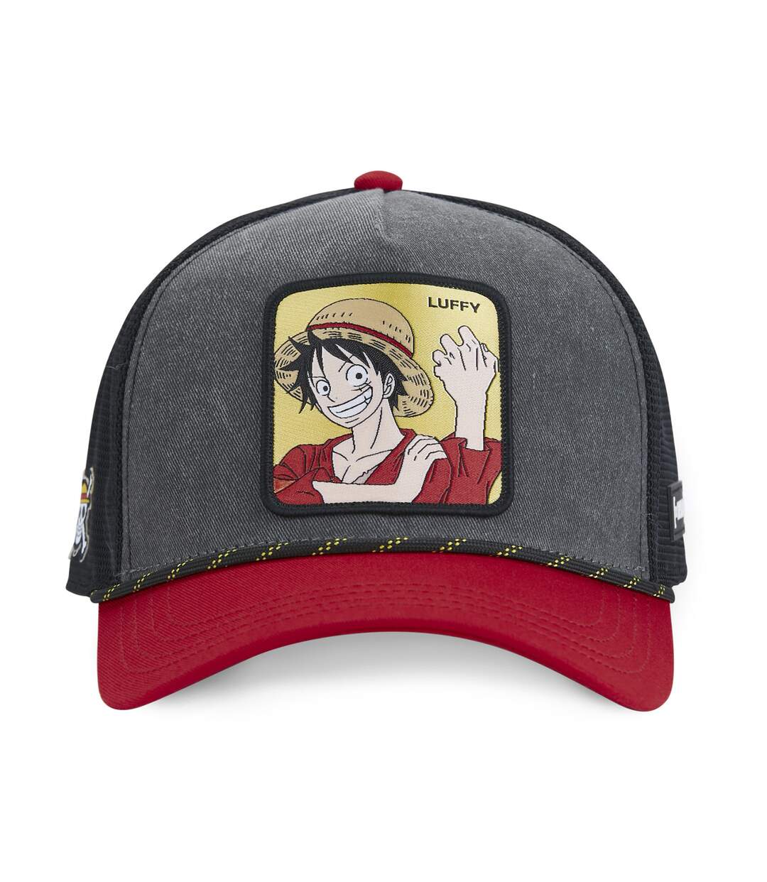 Casquette trucker avec filet finitions premium One Piece Mugiwara Capslab-2