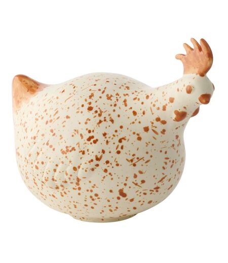 Statuette Coque en Céramique Garth 32cm Blanc