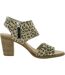 Womens/ladies Majorca Cheetah Print Sandals Natural Toms-3