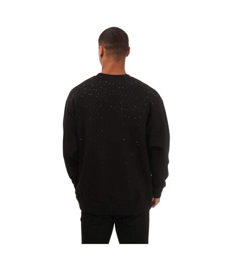 Sweat Manches Longues Motif/style Brisé Homme Noir Emporio Armani