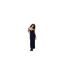 Robe Longue Femme Bleu Marine Blanc Jack Wills-1