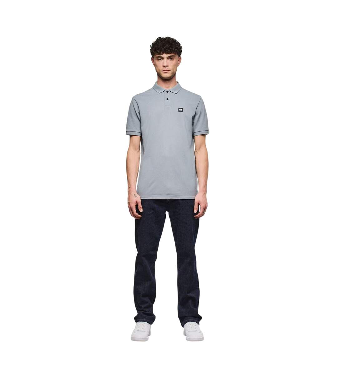 Mens Caneiros Polo Shirt Grey Weekend Offender-1