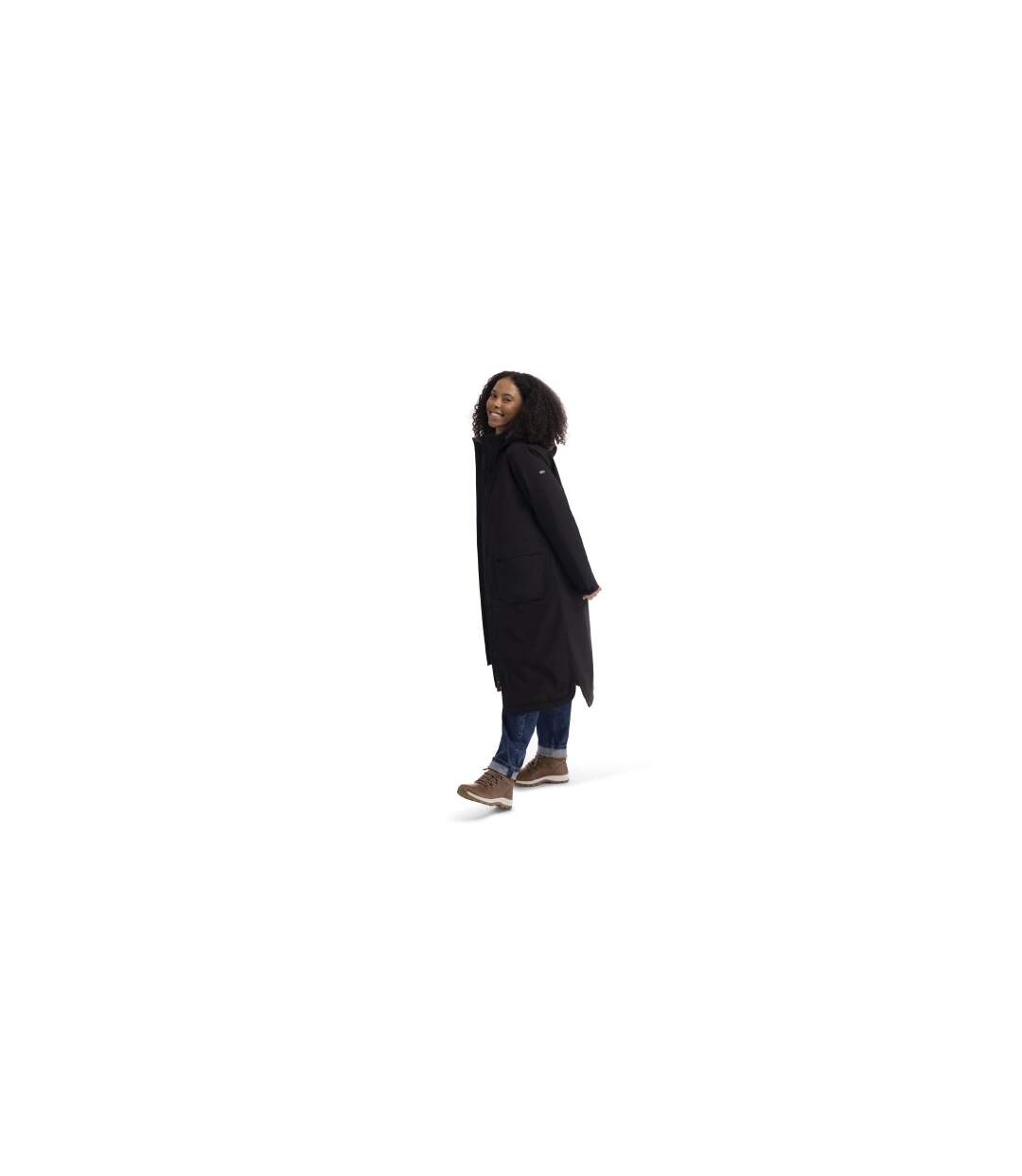 Veste Imperméable Abby Femme Noir Trespass-1