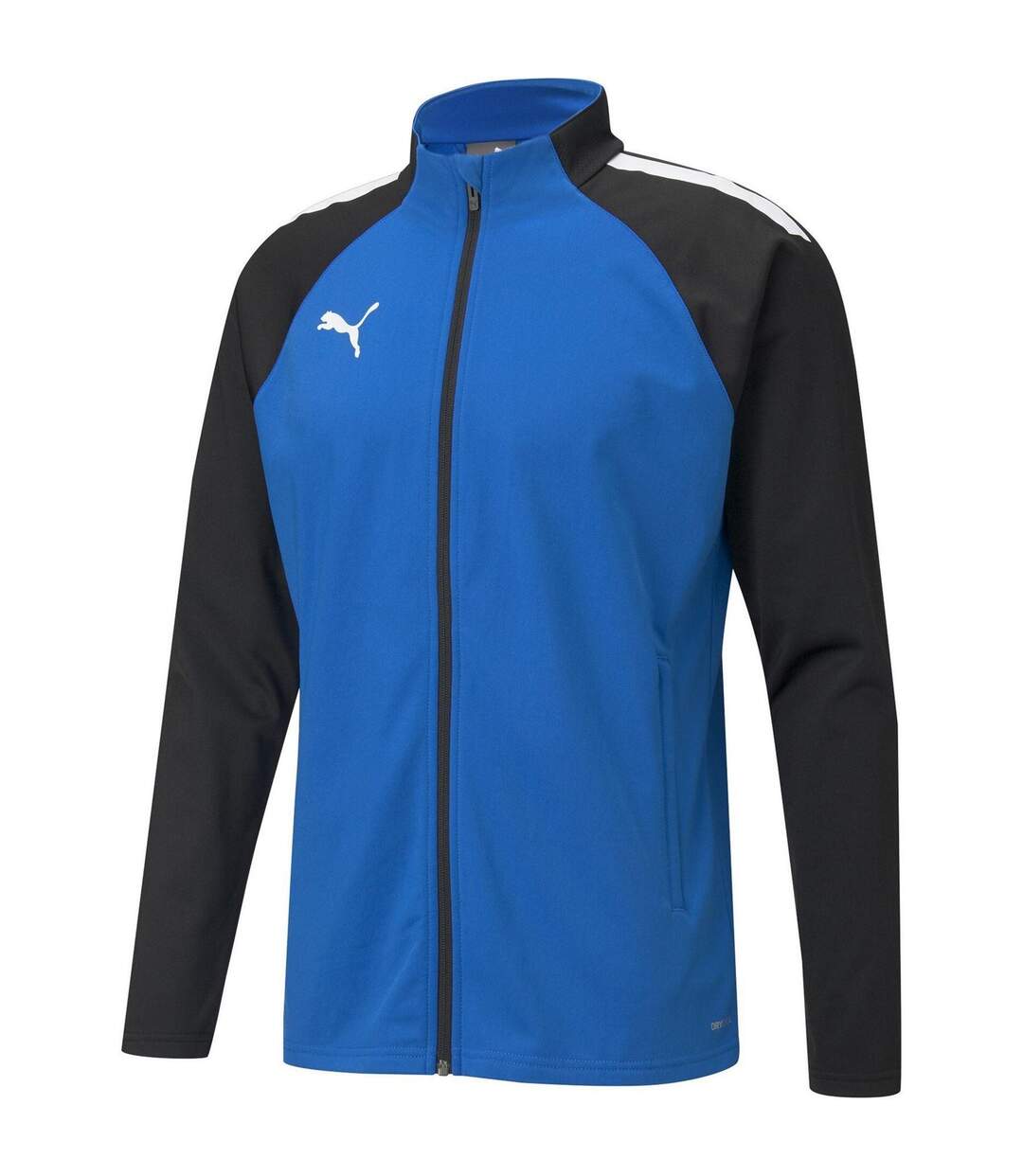 Mens Teamliga Tracksuit Top Electric Blue Black Puma-1