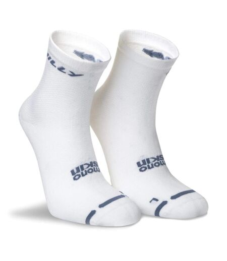 Socquettes Homme Blanc Gris Hilly