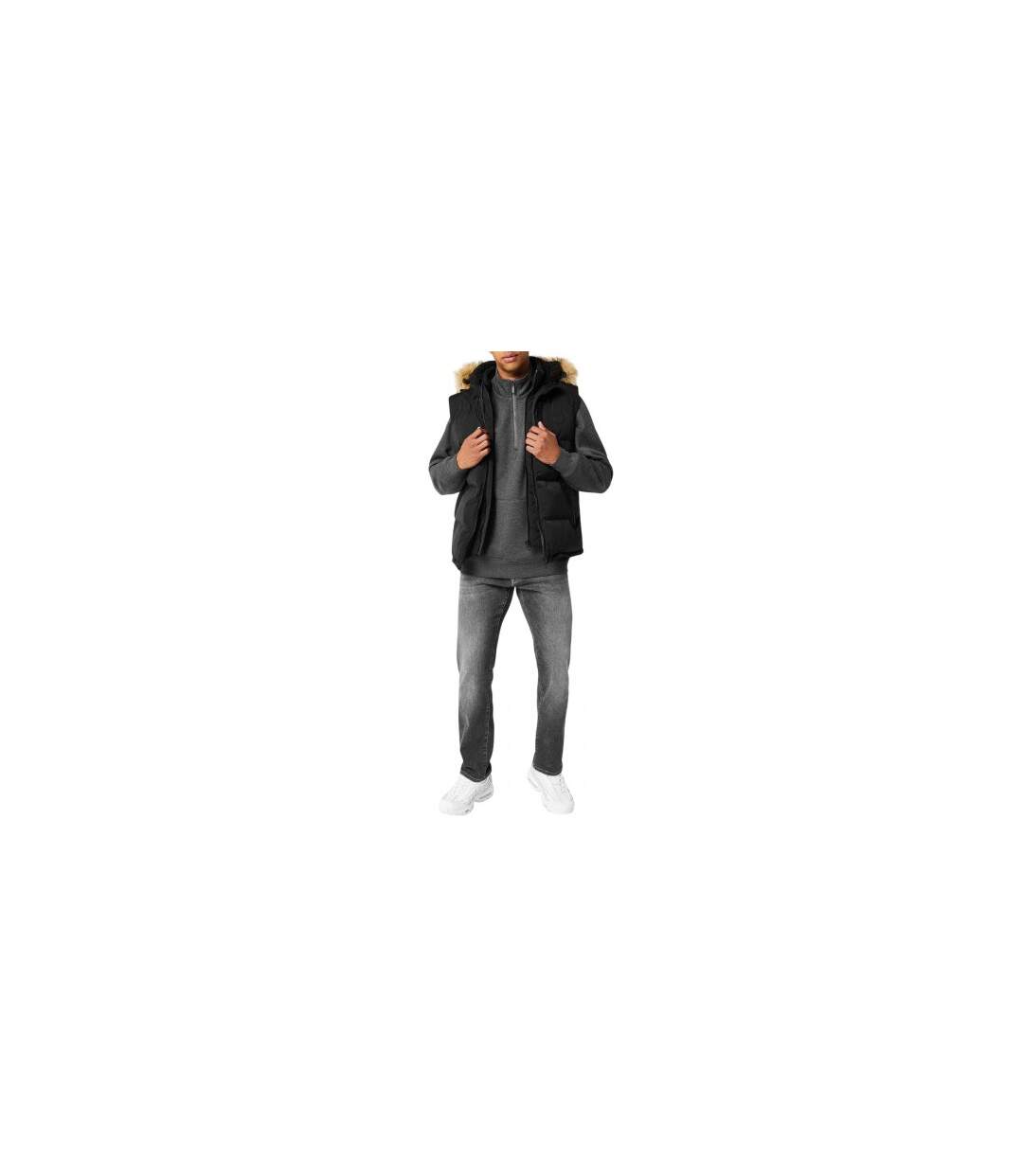 Veste Sans Manches Homme Noir SoulCal-1