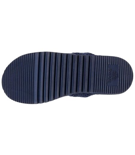 Isotoner Chaussons Mules femme ultra confortables, en suédine, semelle crantée
