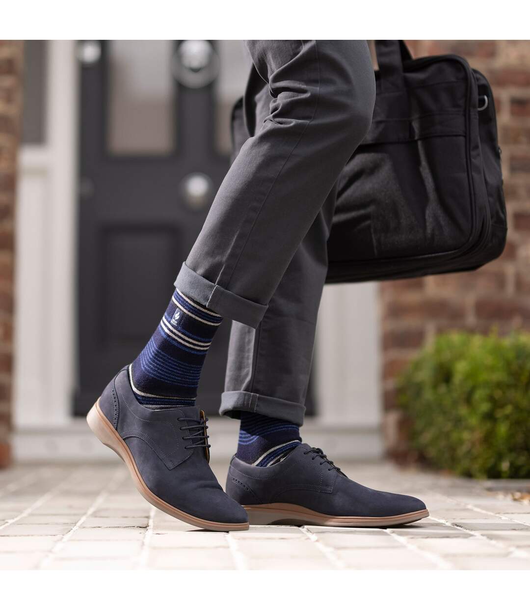 Mens Ultra Lite Thermal Socks Warm Lightweight Winter Dress Socks-5