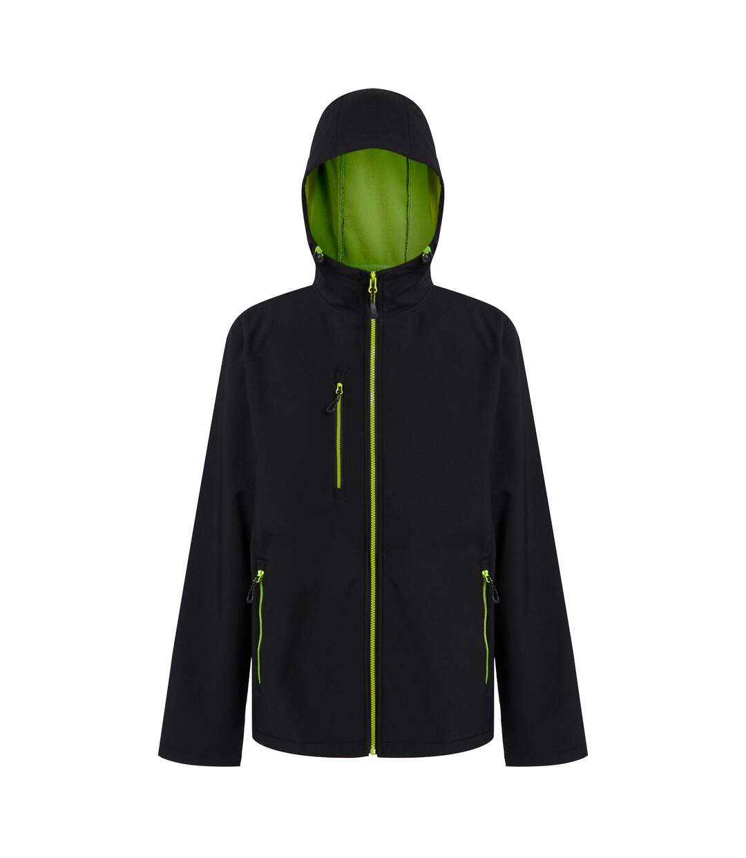 Veste softshell navigate homme noir / vert citron Regatta-1