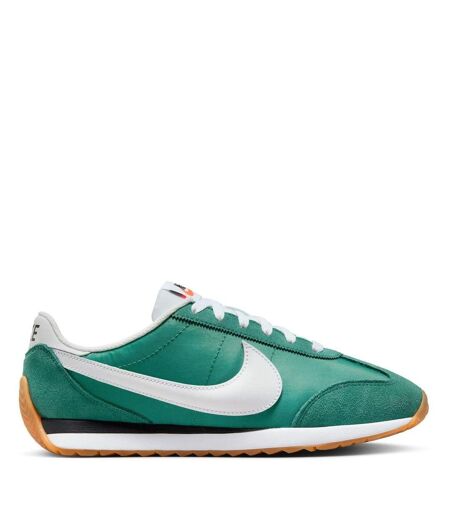 Womens/ladies Waffle Debut Suede Wedge Trainers Evergreen Nike