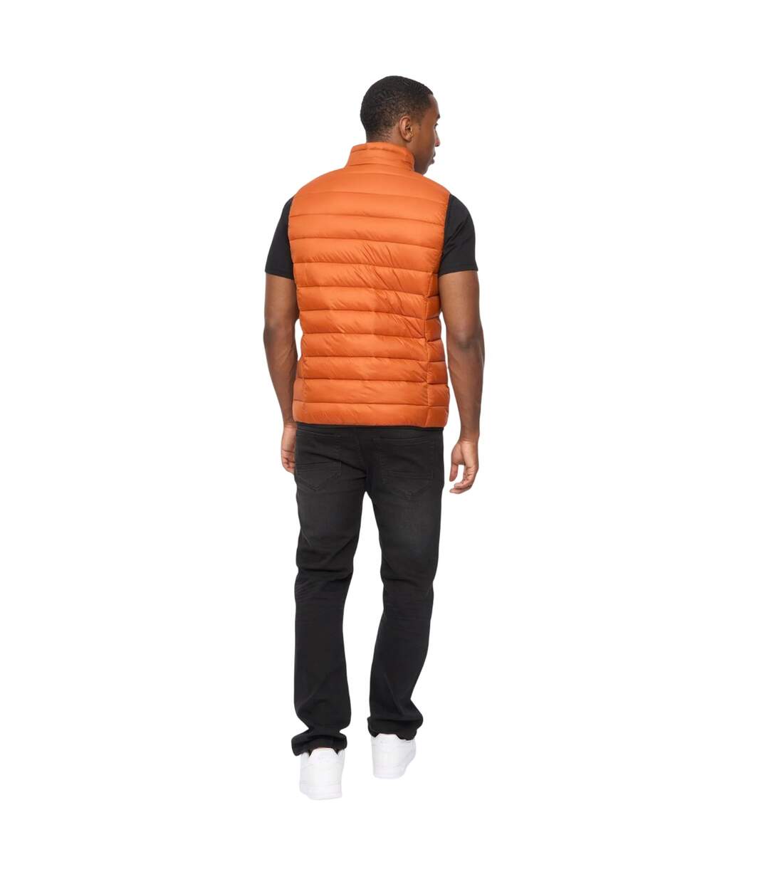 Doudoune Sans Manches Gattering Mve Homme Orange Brûlé Crosshatch-3