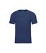 Mens Classic New T-shirt Dark Blue Adler-2