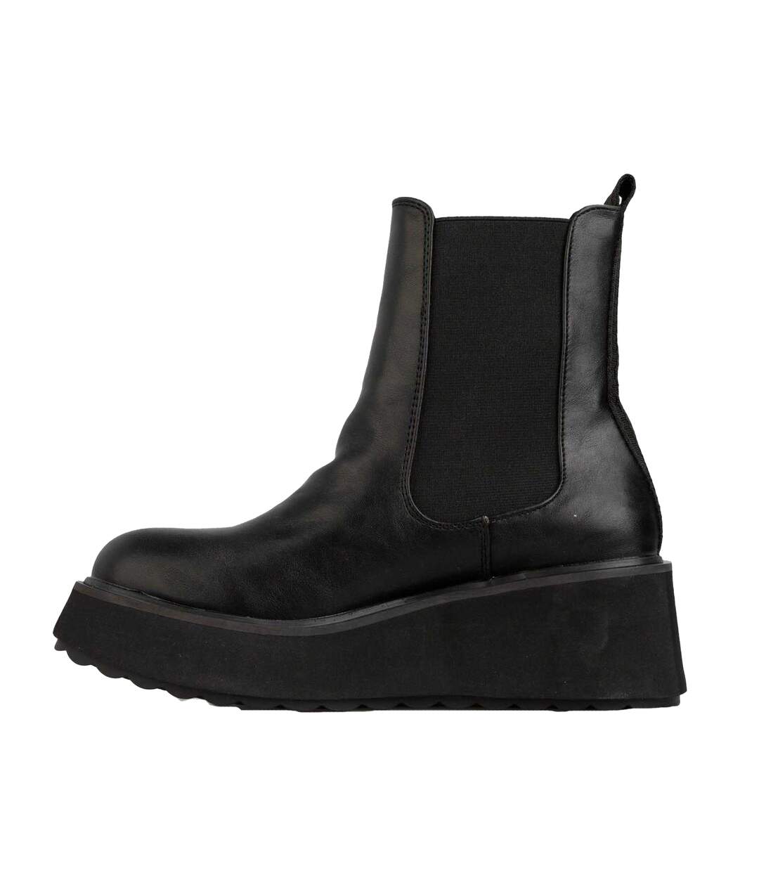 Womens/ladies Heyday Platform Ankle Boots Black Rocket Dog-3