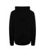 Womens/ladies Cotton Long-sleeved Full Zip Hoodie Black Love Moschino-2