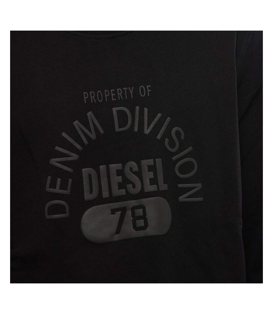 Sweat Motif/style Logo Division Adulte Noir Diesel-4