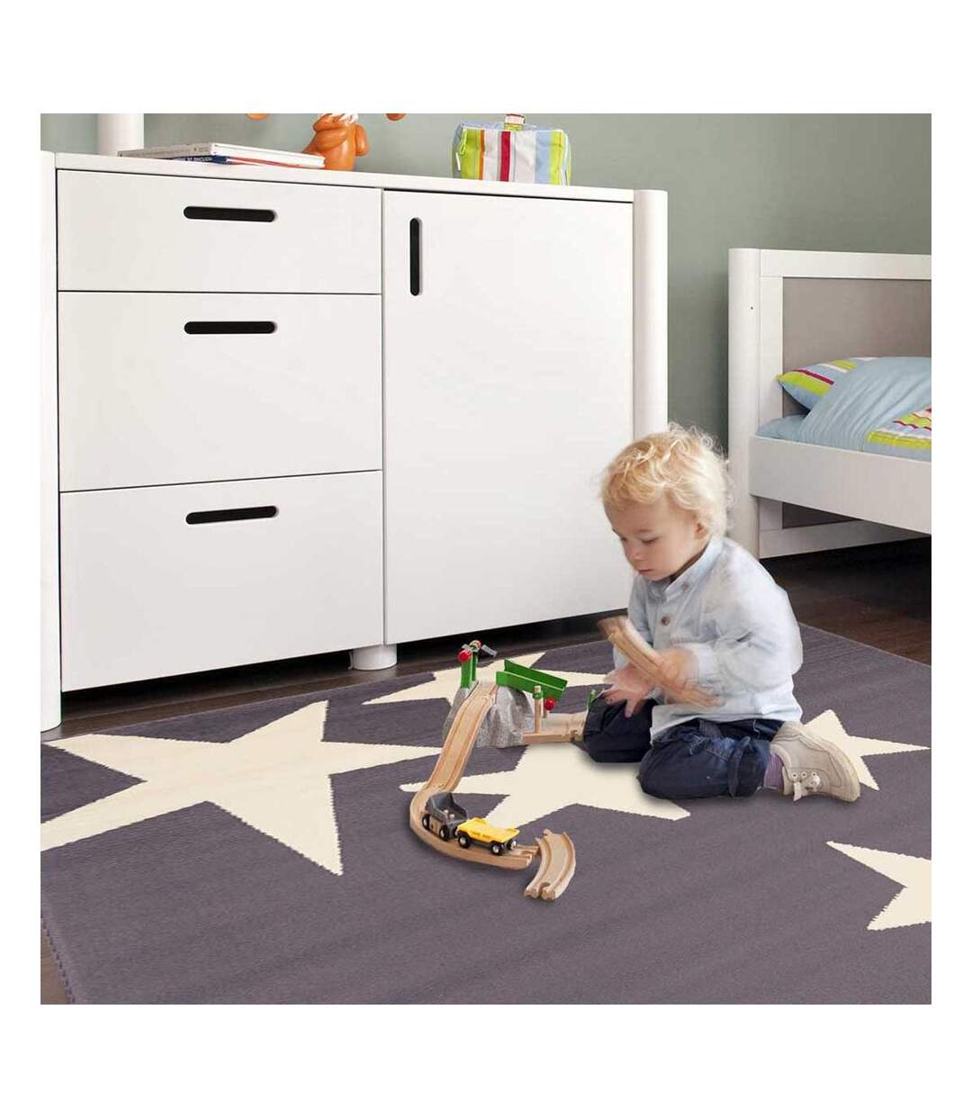 Tapis enfant tissé AF1 LETOILES-2