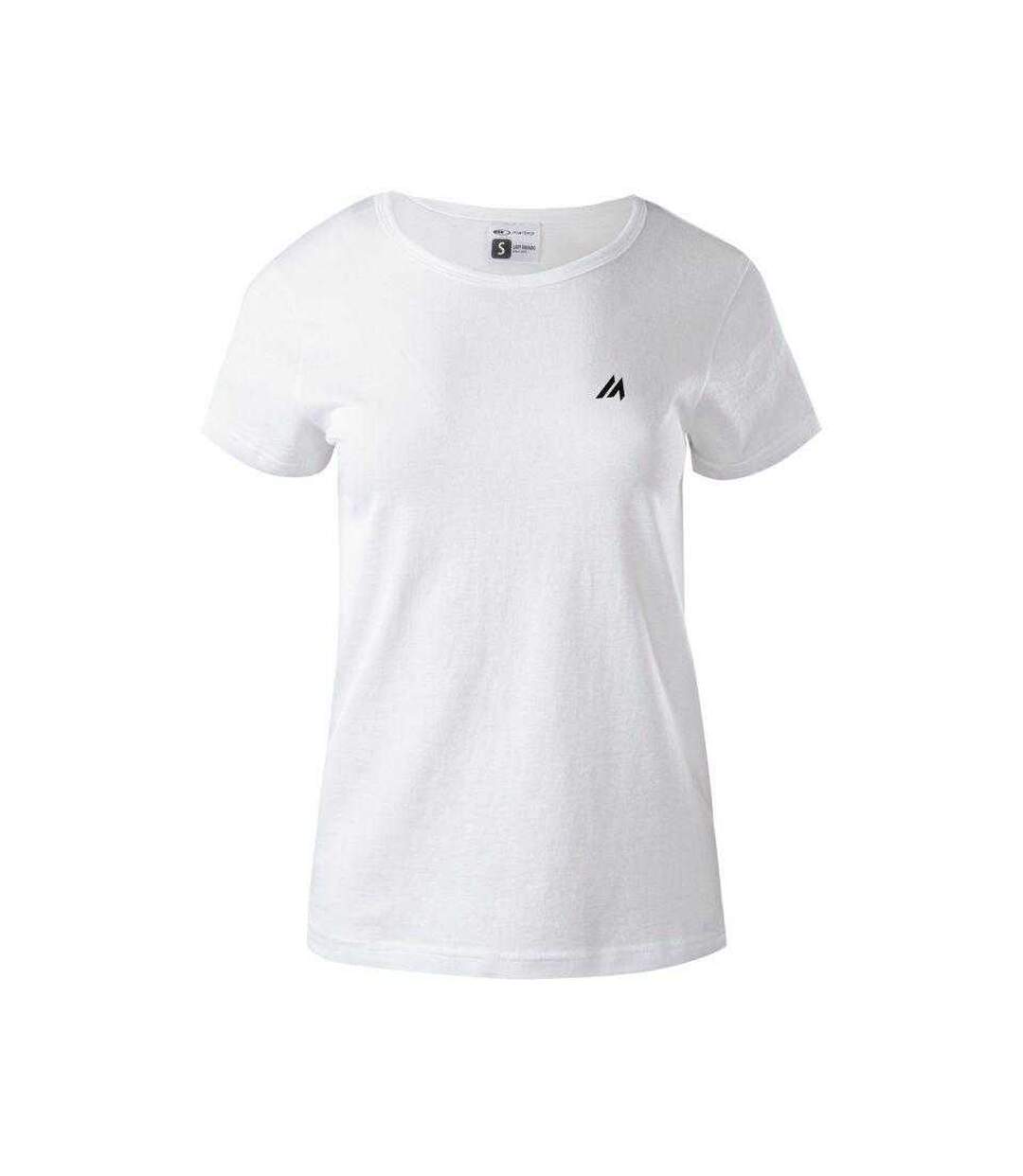 Womens/ladies Mando T-shirt White Martes-1