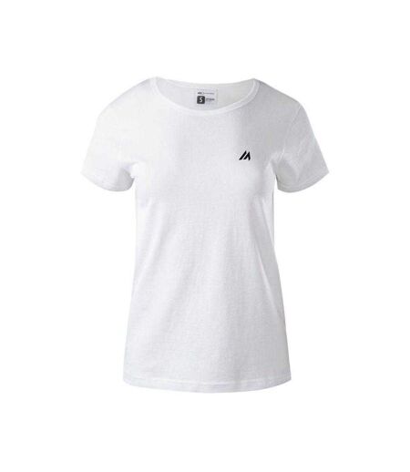 Womens/ladies Mando T-shirt White Martes