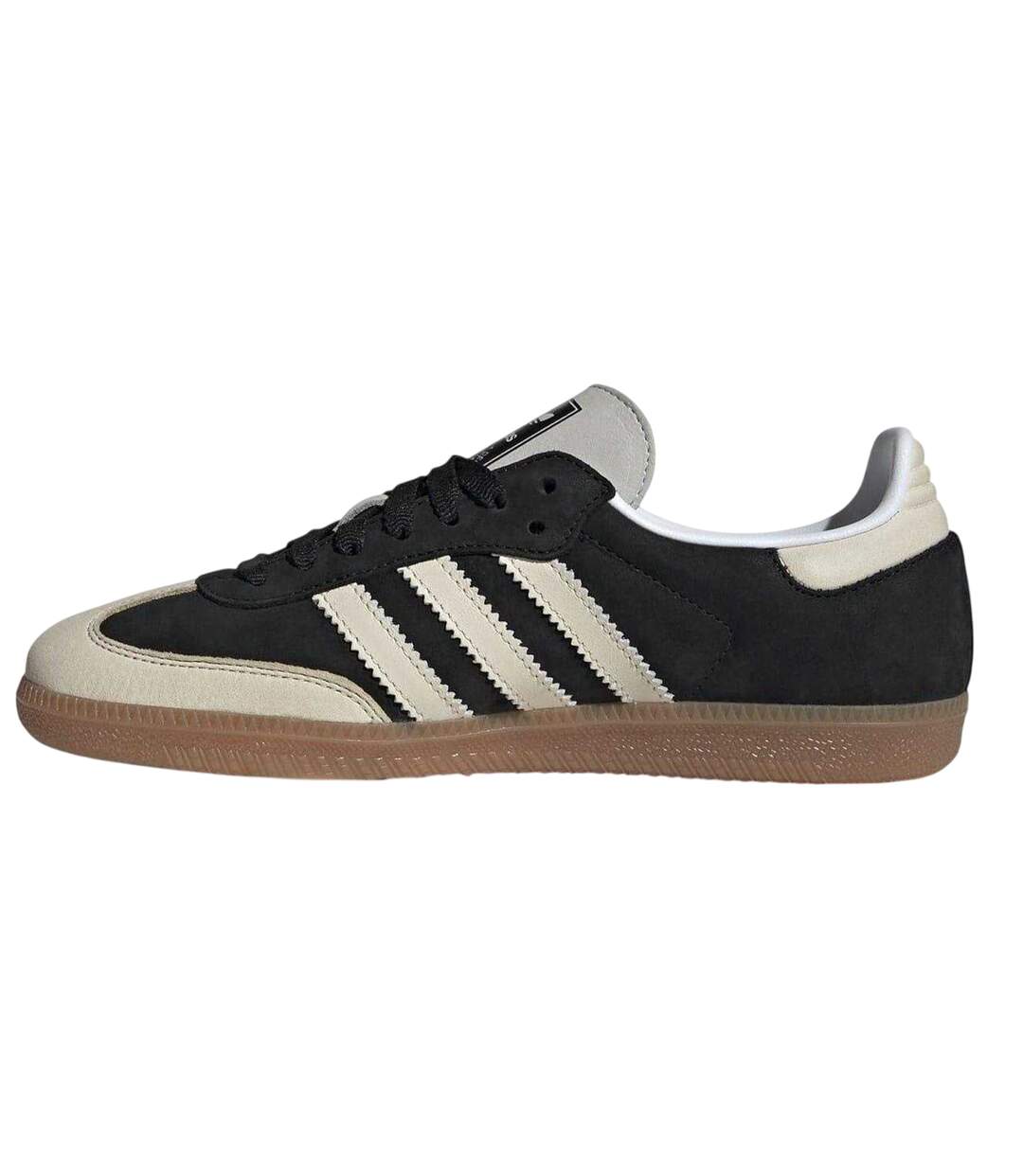 Womens/ladies Samba Og Leather Trainers Black Wonder White Adidas-3