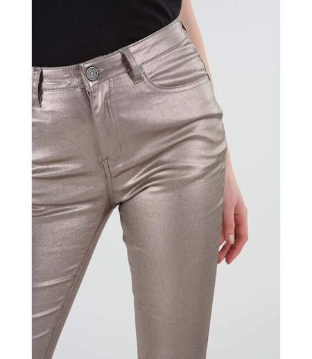 Pantalon en toile enduite LYSIE