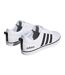 Baskets Motif/style 3 Rayures Vs Pace Homme Blanc Noir Adidas-2