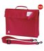 Lot de 2  Sacoche porte documents taille unique rouge vif Quadra-1