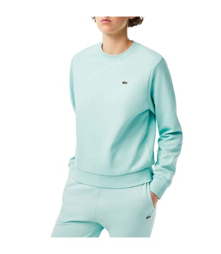 Sweat femme vert Lacoste