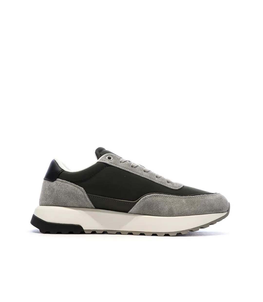 Baskets grises/noires homme calvin klein jeans low-2
