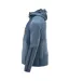 Mens Customised Hooded Fleece Jacket Stone Blue Mascot-4