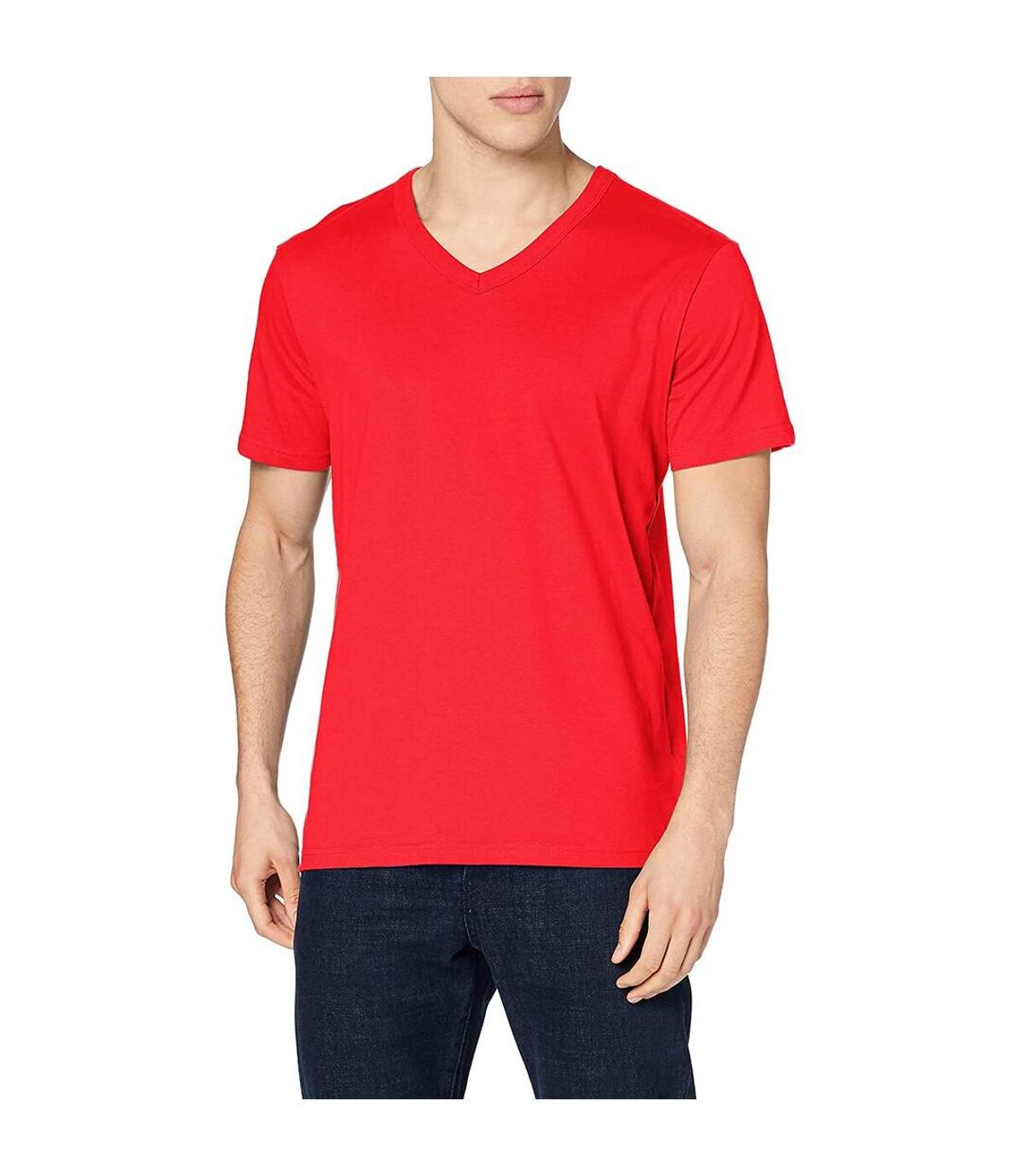 Stedman - T-shirt col V BEN - Homme (Rouge) - UTAB356