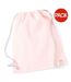 Lot De 2  Sac De Gym 12 Litres Taille Unique Rose Pastel Westford Mill-1