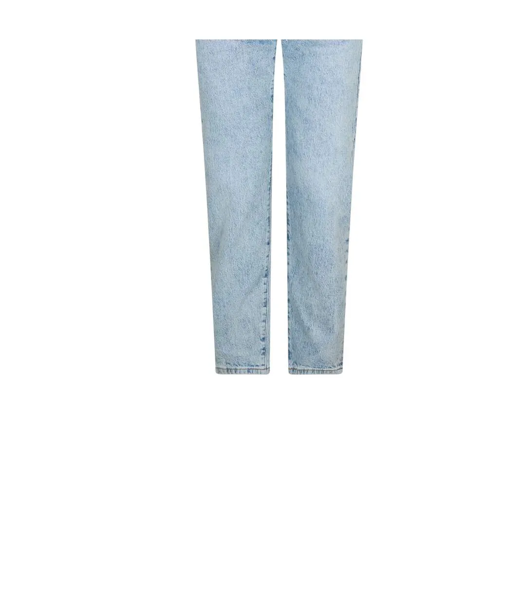 Womens/ladies Denim Mid Rise Straight Jeans Light Blue Levis-3