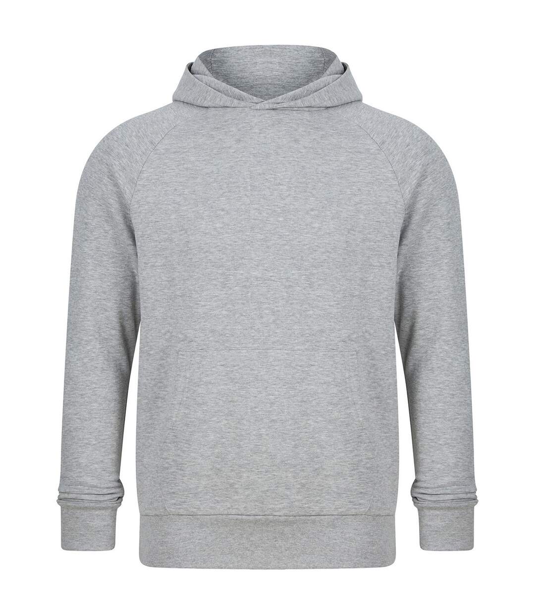 Unisex adult athleisure hoodie heather grey Tombo-1