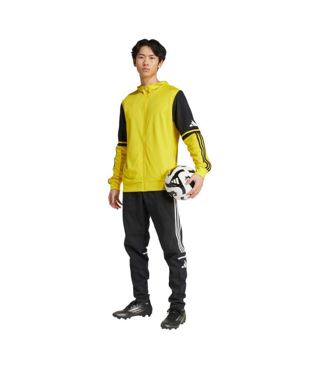 Veste À Capuche Squadra Homme Jaune Adidas-4