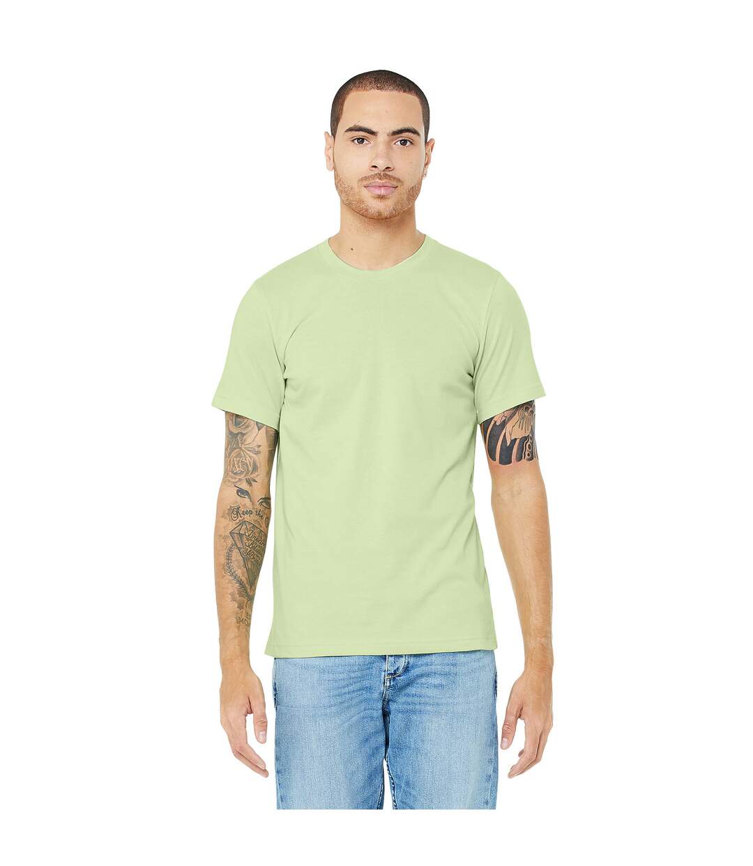 T-shirt Adulte Vert Printemps Bella + Canvas-1