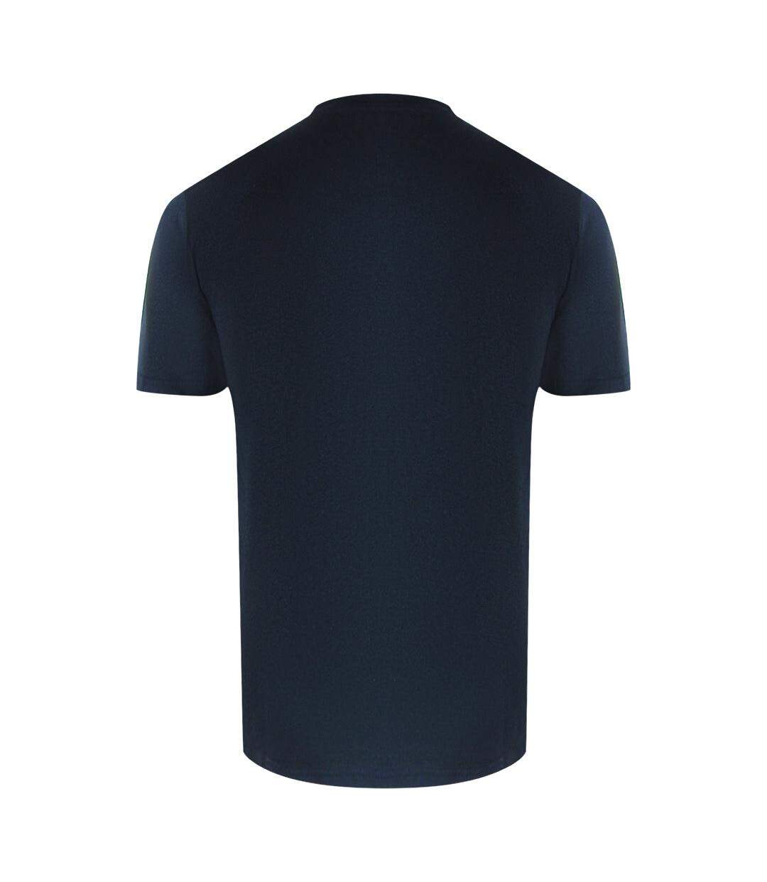 T-shirt Motif/style Logo Rectangulaire Homme Bleu Marine Foncé Love Moschino-2