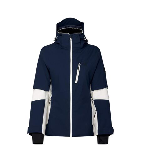 Womens/ladies Lumi Stretch Ski Jacket Navy Egret Dare 2B