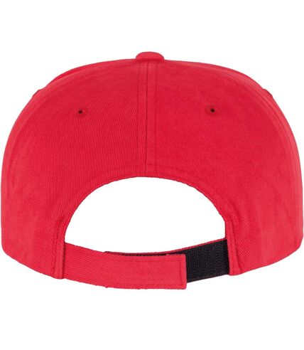 Flexfit by Yupoong Brushed Twill Mid-Profile Cap (Red)