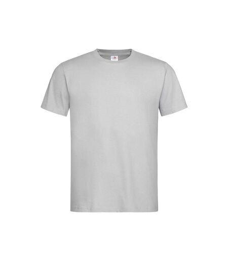 Unisex adults classic tee soft gray Stedman