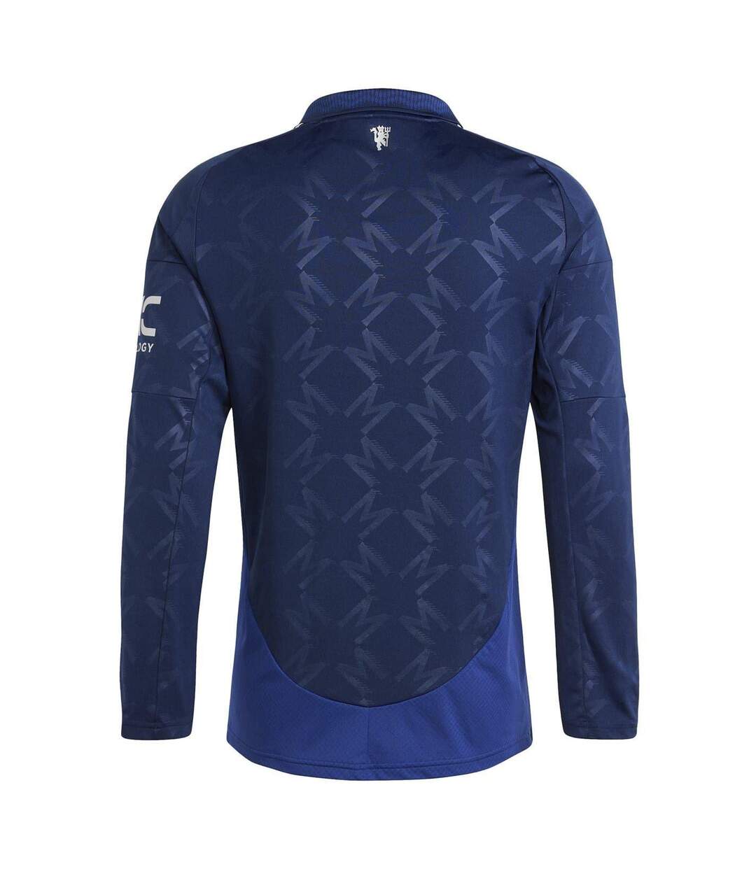 Maillot Extérieur Manches Longues Motif/style Manchester United Fc 24/25 Homme Bleu Adidas-3