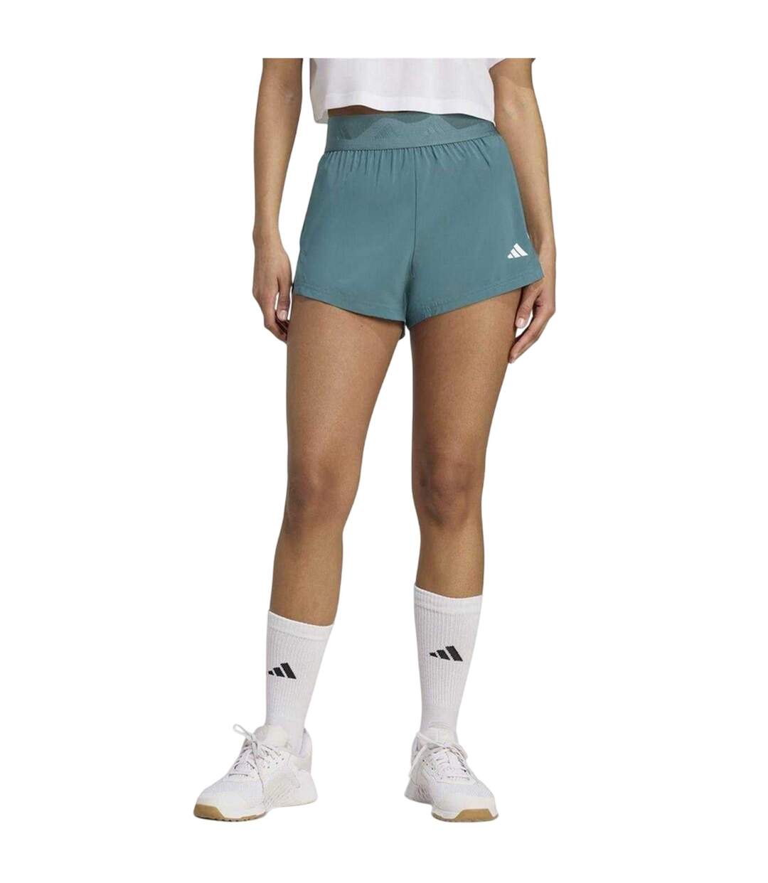 Short Hyglm Femme Bleu Sarcelle Adidas-4