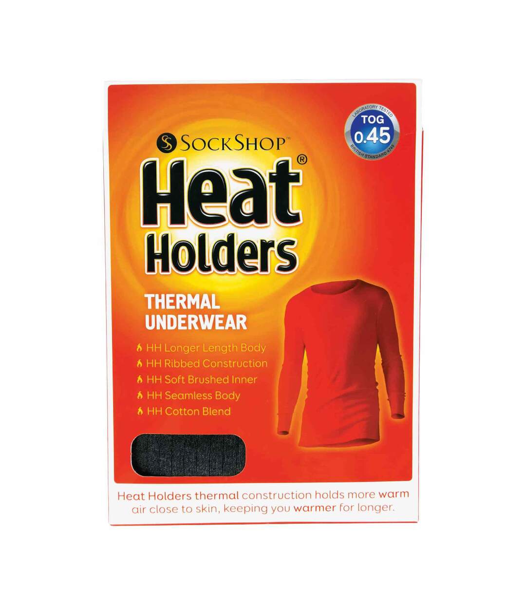 Mens Cotton Thermal Underwear Long Sleeve Top-2